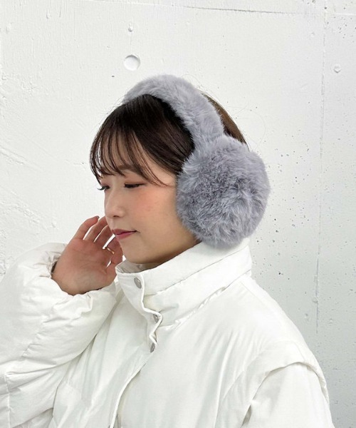 archives（アルシーヴ）の「カラフルコンパクトイヤマフ（イヤーマフ・レディース・ブラウン/グレー/オフホワイト・FREE）」の19枚目の写真