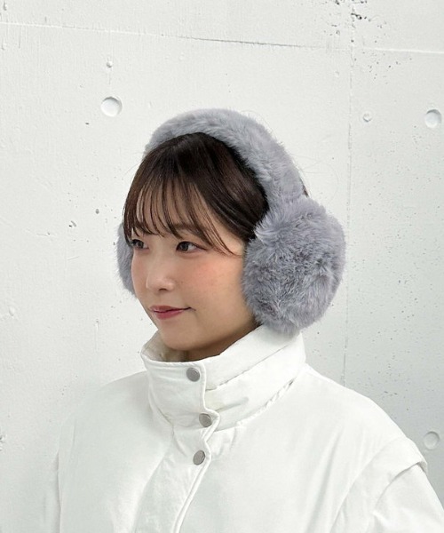 archives（アルシーヴ）の「カラフルコンパクトイヤマフ（イヤーマフ・レディース・ブラウン/グレー/オフホワイト・FREE）」の8枚目の写真