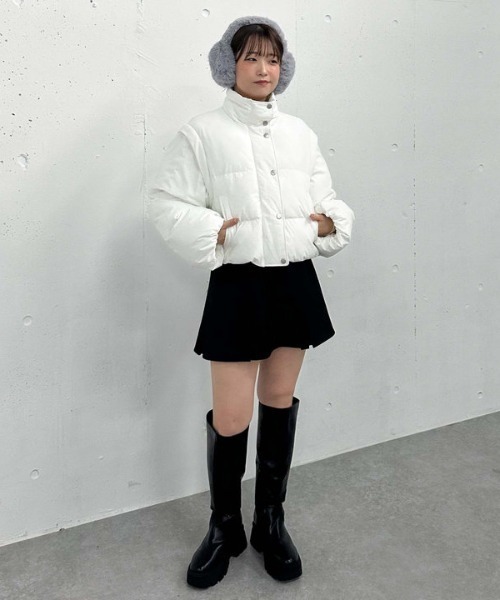 archives（アルシーヴ）の「カラフルコンパクトイヤマフ（イヤーマフ・レディース・ブラウン/グレー/オフホワイト・FREE）」の9枚目の写真