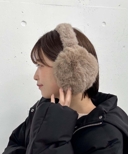 archives（アルシーヴ）の「カラフルコンパクトイヤマフ（イヤーマフ・レディース・ブラウン/グレー/オフホワイト・FREE）」の13枚目の写真