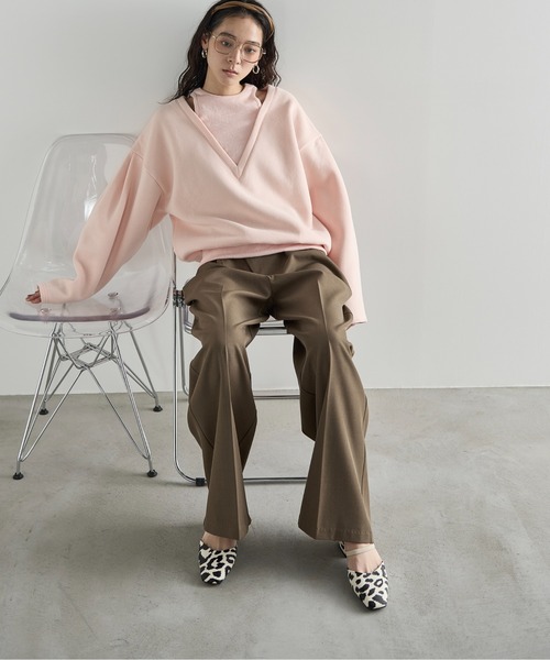 THE YOn(ザヨン)の「スクエアトゥストラップミュール(パンプス・レディース・アニマル/ライム/ピンク・39/38/37)」の19枚目の写真