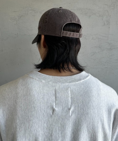 NEW ERA（ニューエラ）の「[NEW ERA/ニューエラ] 別注 ９TWENTY アシッドウォッシュ加工キャップ【追加】（キャップ・レディース・オフホワイト/ブラック系2/グレー/ブルー/ブラック系/ネイビー/ブラウン・F）」の22枚目の写真