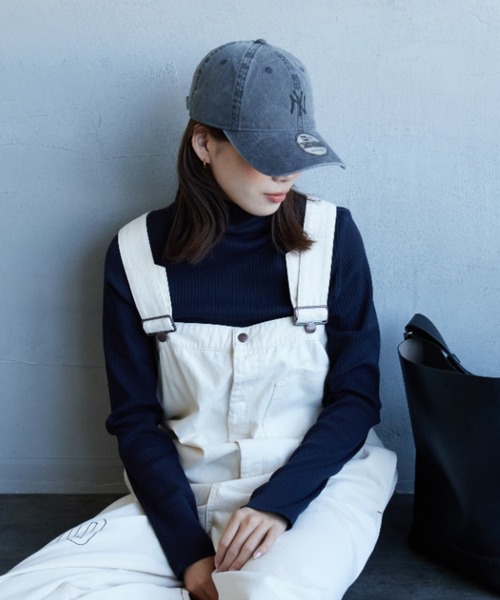 NEW ERA（ニューエラ）の「[NEW ERA/ニューエラ] 別注 ９TWENTY アシッドウォッシュ加工キャップ【追加】（キャップ・レディース・オフホワイト/ブラック系2/グレー/ブルー/ブラック系/ネイビー/ブラウン・F）」の11枚目の写真