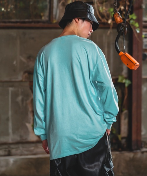 SIDEWAY STANCE(サイドウェイスタンス)の「【SIDEWAY STANCE】くまさん プリント ロンT(Tシャツ/カットソー・メンズ・イエロー/ブラック/ホワイト/サックスブルー/ブラック系1/ブラック系/ブルー系/ホワイト系/ホワイト系1/ライトグレー系1・LARGE/MEDIUM/SMALL/X-LARGE)」の19枚目の写真