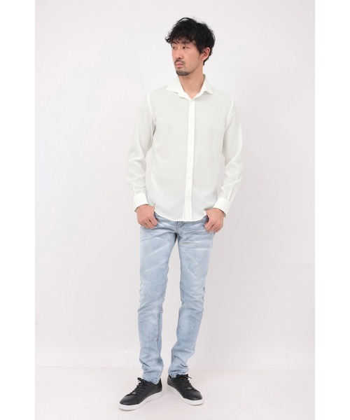 HIGH STREET∴リフラクスカッタウェイシャツ（シャツ/ブラウス）｜HIGH