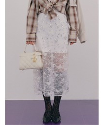 LILY BROWN | 【WEB限定カラー】【LILY BROWN × ANNA SUI】バタフライスカート(スカート)