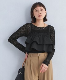 green label relaxing（グリーンレーベルリラクシング）の「2WAY シャーリング キャミソール（キャミソール・キッズ）」
