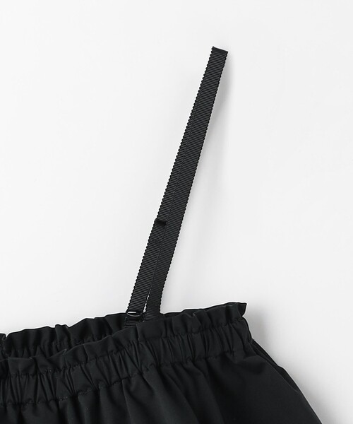 green label relaxing(グリーンレーベルリラクシング)の「2WAY シャーリング キャミソール(キャミソール・レディース・ホワイト/ブラック・FREE)」の13枚目の写真