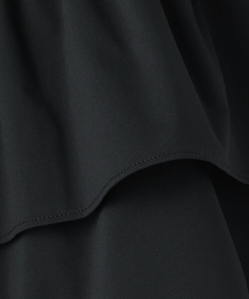 green label relaxing(グリーンレーベルリラクシング)の「2WAY シャーリング キャミソール(キャミソール・レディース・ホワイト/ブラック・FREE)」の15枚目の写真