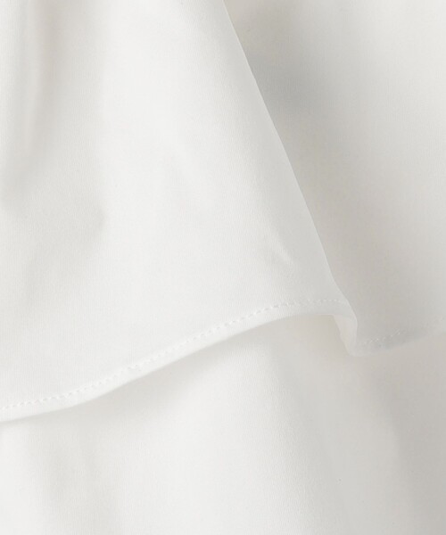 green label relaxing(グリーンレーベルリラクシング)の「2WAY シャーリング キャミソール(キャミソール・レディース・ホワイト/ブラック・FREE)」の19枚目の写真