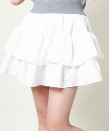 《ふんわりティアード》レディース ミニスカパン フリル ボリューム 春夏 夏服
