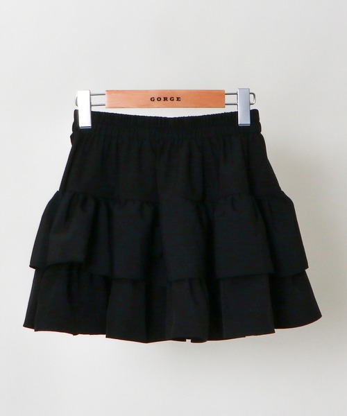 GORGE（ゴージ）の「《ふんわりティアード》レディース ミニスカパン フリル ボリューム 春夏 夏服（その他パンツ・レディース・グレー/アイボリー/ブラック/オフホワイト・F）」の18枚目の写真