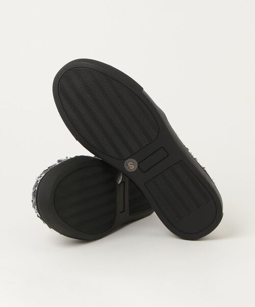 LibertyDoll（リバティードール）の「スパンコール スリッポンスニーカー（スリッポン・レディース・ブラック/シルバー・40/38/39/36/37）」の4枚目の写真