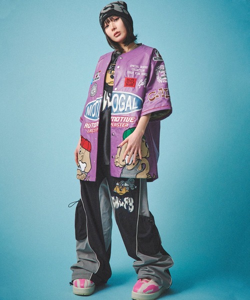 GALFY（ガルフィー）の「【GALFY/ガルフィー】レーシングシャツ（シャツ/ブラウス・メンズ・ブラック/パープル/サックスブルー・L/XL）」の7枚目の写真