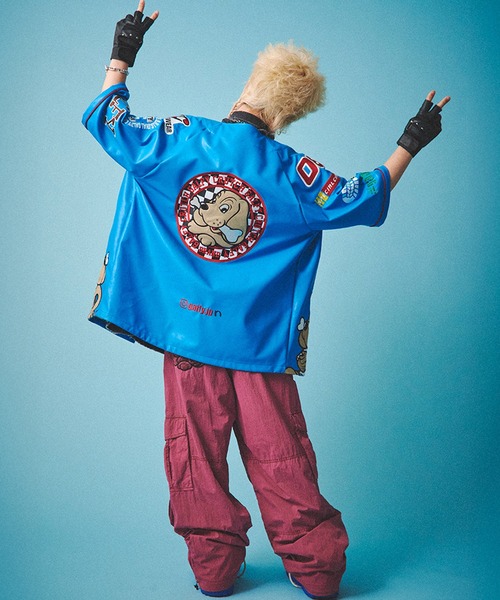 GALFY（ガルフィー）の「【GALFY/ガルフィー】レーシングシャツ（シャツ/ブラウス・メンズ・ブラック/パープル/サックスブルー・L/XL）」の8枚目の写真