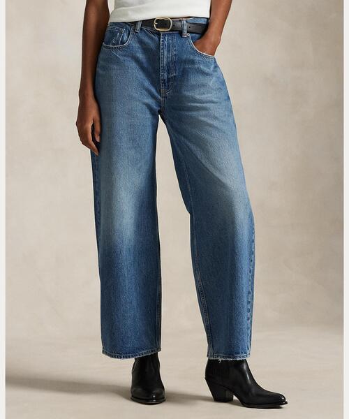 ラルフローレン　LaurenJeans co イージー　ワイドデニム リラックス ワイドレッグ ジーンズ（デニムパンツ）｜POLO RALPH
