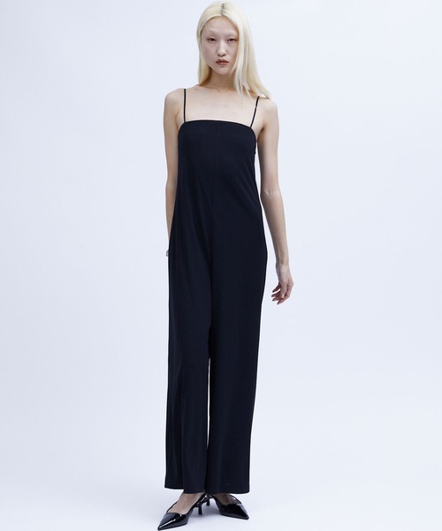 THINGS THAT MATTER（シングス ザット マター）の「OVERALLS with TAFFETA CAPE / オーバーオールウィズタフタケープ（サロペット/オーバーオール・レディース・アイボリー/ブラック/ブラック×ホワイト・FREE）」の16枚目の写真