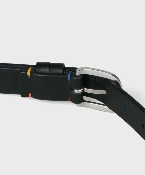 Paul Smith（ポールスミス）の「カラーステッチ エンボスロゴ ベルト【150703 CM】（ベルト・メンズ・ダークブラウン/ブラック・X-LARGE/MEDIUM/LARGE）」の7枚目の写真