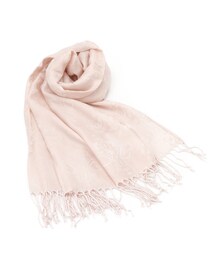 【手洗い可／UV】薄手ダマスクジャガードストール