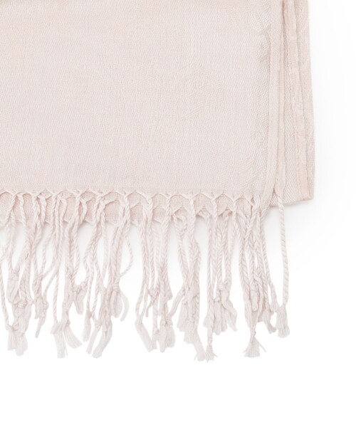 ITS'DEMO（イッツデモ）の「【手洗い可／UV】薄手ダマスクジャガードストール（ストール/ショール・レディース・パープル系1/ライトグレー系/ベージュ系その他3/ピンク系5・00）」の6枚目の写真