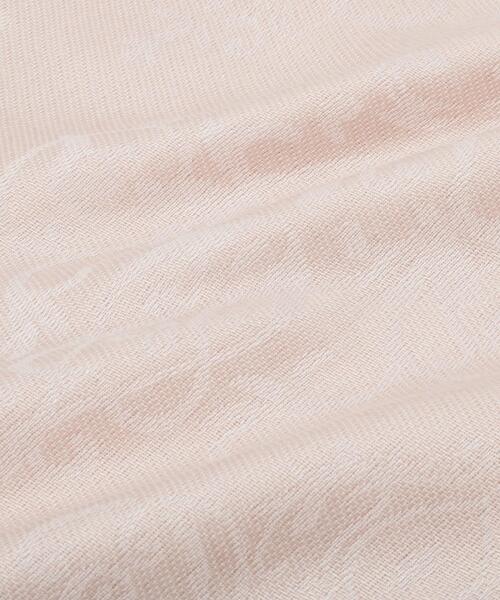 ITS'DEMO（イッツデモ）の「【手洗い可／UV】薄手ダマスクジャガードストール（ストール/ショール・レディース・パープル系1/ライトグレー系/ベージュ系その他3/ピンク系5・00）」の7枚目の写真