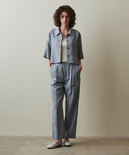 Steven Alan(スティーブンアラン)の「<Steven Alan>フロント タック パンツ(その他パンツ・レディース・ブラック/ライトブルー/ベージュ・S/L/M)」の20枚目の写真