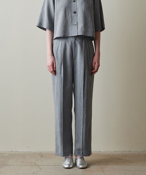 【nook 】Steven Alan スティーブンアラン　タックパンツ セール】＜Steven Alan＞フロント タック パンツ（その他パンツ