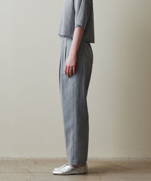 Steven Alan(スティーブンアラン)の「<Steven Alan>フロント タック パンツ(その他パンツ・レディース・ブラック/ライトブルー/ベージュ・S/L/M)」の8枚目の写真