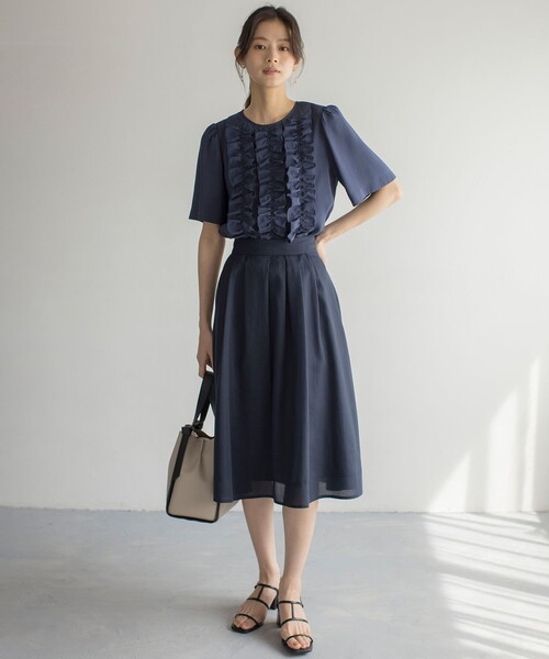 soyy. グルカスカート　ネイビー　1 Gurkha skirt – soyy.online