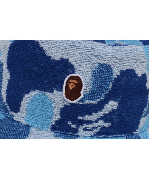 A BATHING APE（アベイシングエイプ）の「ABC CAMO PILE JACQUARD BUCKET HAT（ハット・メンズ・ブルー/グリーン/ピンク・MEDIUM/LARGE）」の8枚目の写真
