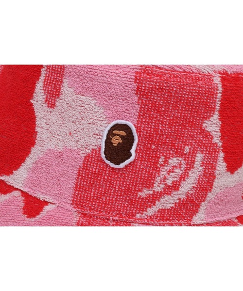 A BATHING APE（アベイシングエイプ）の「ABC CAMO PILE JACQUARD BUCKET HAT（ハット・メンズ・ブルー/グリーン/ピンク・MEDIUM/LARGE）」の9枚目の写真