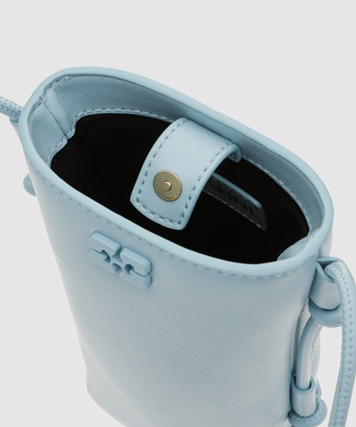 GANNI（ガニー）の「Ganni Bou Crossbody（ショルダーバッグ・レディース・ブルー系その他・ONE SIZE）」の5枚目の写真