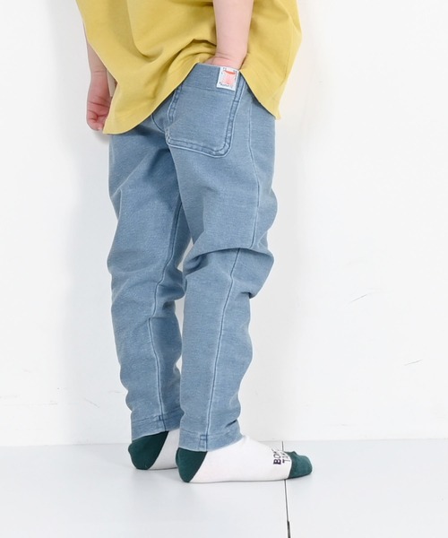 Life Support Products（ライフサポートプロダクツ）の「【プチプラ】のびっと無地パンツ（その他パンツ・キッズ・ブラック/ネイビー/ブルー/杢グレー/ブルー系その他/グリーン/イエロー/ピンク/レッド/カーキ・100/95/130/110/90/80/120）」の7枚目の写真