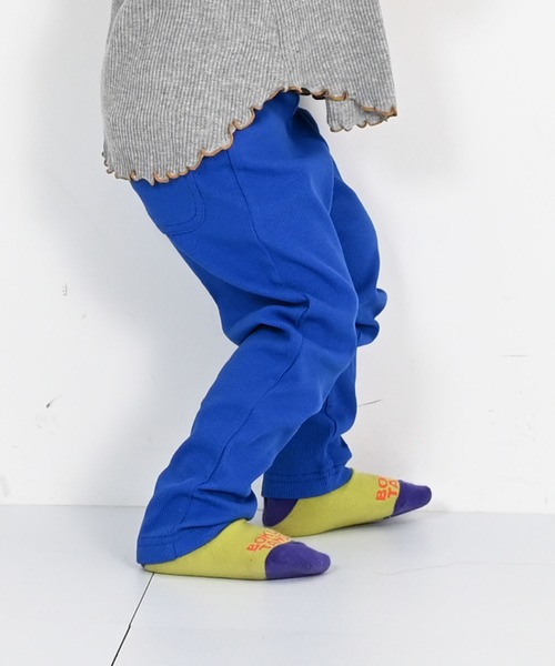 Life Support Products（ライフサポートプロダクツ）の「【プチプラ】のびっと無地パンツ（その他パンツ・キッズ・ブラック/ネイビー/ブルー/杢グレー/ブルー系その他/グリーン/イエロー/ピンク/レッド/カーキ・100/95/130/110/90/80/120）」の6枚目の写真