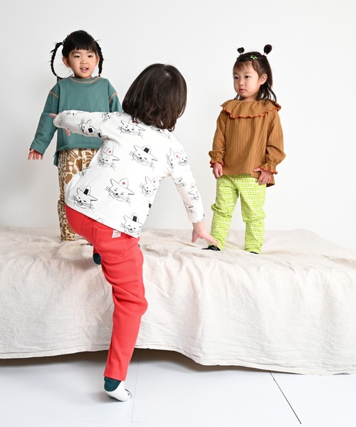 Life Support Products（ライフサポートプロダクツ）の「【プチプラ】のびっと無地パンツ（その他パンツ・キッズ・ブラック/ネイビー/ブルー/杢グレー/ブルー系その他/グリーン/イエロー/ピンク/レッド/カーキ・100/95/130/110/90/80/120）」の11枚目の写真