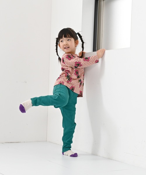 Life Support Products（ライフサポートプロダクツ）の「【プチプラ】のびっと無地パンツ（その他パンツ・キッズ・ブラック/ネイビー/ブルー/杢グレー/ブルー系その他/グリーン/イエロー/ピンク/レッド/カーキ・100/95/130/110/90/80/120）」の21枚目の写真