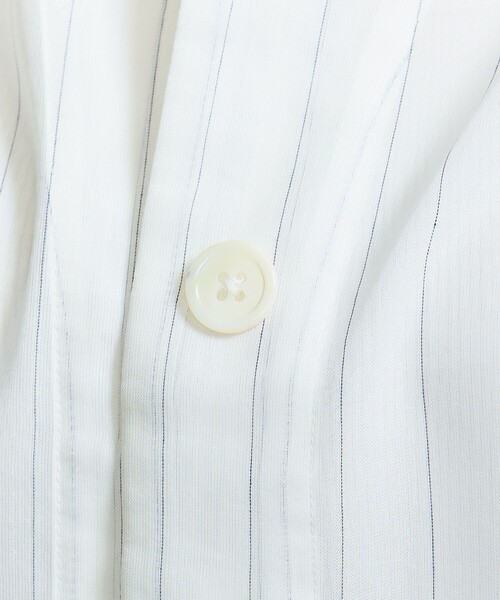 BEAUTY&YOUTH UNITED ARROWS(ビューティーアンドユースユナイテッドアローズ)の「ポリエステルコットン シアーストライプ シャツ -ウォッシャブル-(シャツ/ブラウス・レディース・ホワイト/ブラック/ナチュラル・FREE)」の21枚目の写真
