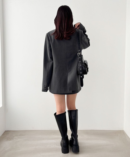 Heather（ヘザー）の「ロングカップ付きリブキャミ　322168（キャミソール・レディース・ブラック/オフホワイト・S/M）」の22枚目の写真