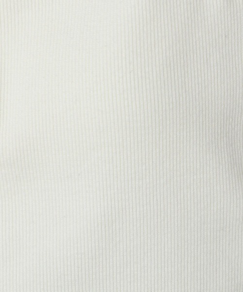 Heather（ヘザー）の「ロングカップ付きリブキャミ　322168（キャミソール・レディース・ブラック/オフホワイト・S/M）」の9枚目の写真