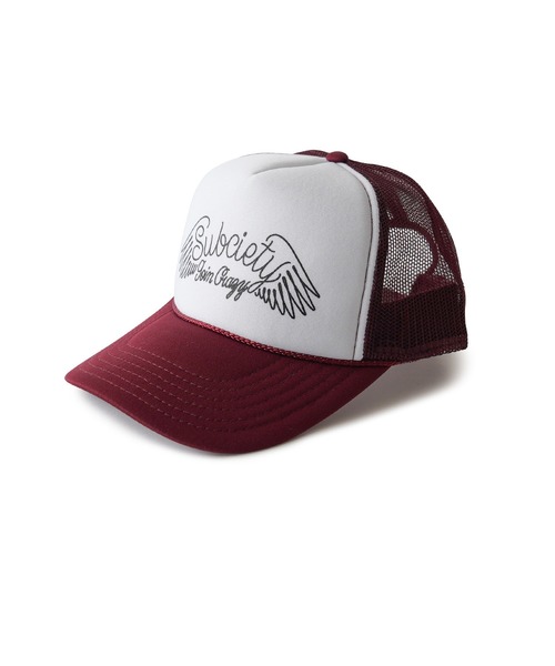 Subciety(サブサエティ)の「Goin' crazy mesh cap(キャップ・メンズ・ブルー/ブラック/ブラック×ホワイト/レッド/バーガンディー/ネイビー・FREE)」の13枚目の写真