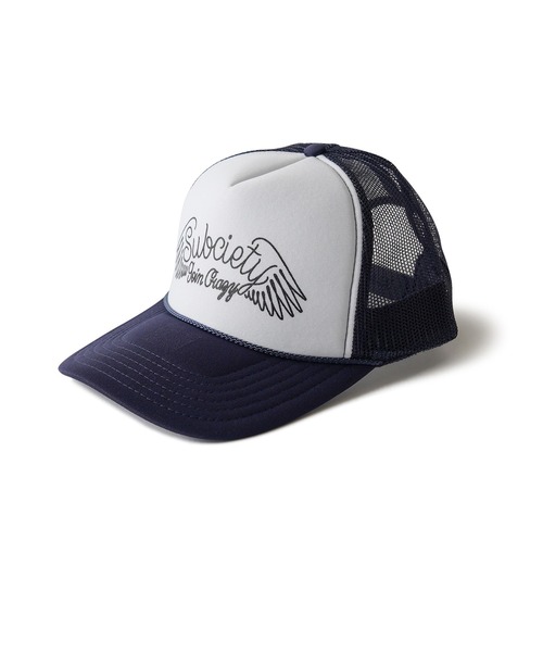 Subciety(サブサエティ)の「Goin' crazy mesh cap(キャップ・メンズ・ブルー/ブラック/ブラック×ホワイト/レッド/バーガンディー/ネイビー・FREE)」の10枚目の写真