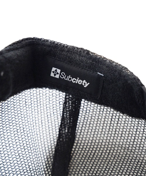 Subciety(サブサエティ)の「Goin' crazy mesh cap(キャップ・メンズ・ブルー/ブラック/ブラック×ホワイト/レッド/バーガンディー/ネイビー・FREE)」の17枚目の写真
