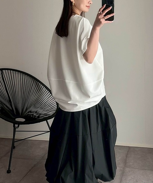 スタイルブロック STYLEBLOCK シアーダンボールコクーンプルオーバー （ブルー） スタイルブロック STYLEBLOCK シアーダンボールコクーンプル