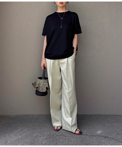 tシャツ ライトダンボールコクーンフォルムプルオーバー レディース ライトダンボールコクーンフォルムプルオーバー Emma Taylor