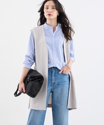 CROSSPLUS ONLINE（クロスプラスオンライン）の「【セットアップ対応】美モーションストレッチジレジャケット（ベスト）」