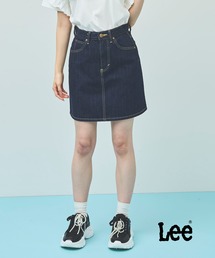 【Leeコラボ】台形デニムミニスカート