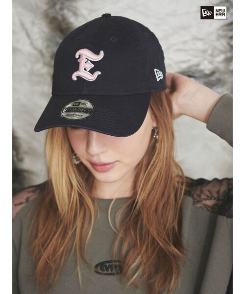 NEW ERA(ニューエラ)の「【NEW ERA®×EVRIS】E MOTIF 9TWENTY(キャップ・レディース・ネイビー・FREE)」の12枚目の写真
