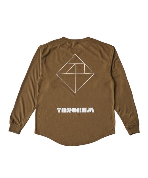 TANGRAM(タングラム)の「ZOZOTOWN 限定 LINE PUZZLE LOGO LS TEE(Tシャツ/カットソー・メンズ・ホワイト/ブラック/オリーブ・S/M/L/XL)」の1枚目の写真