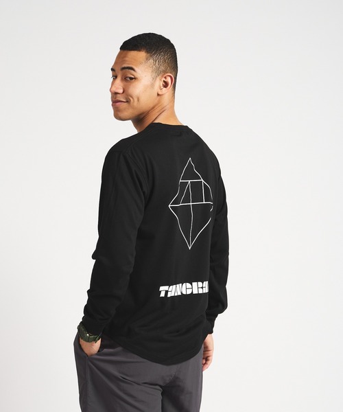 TANGRAM(タングラム)の「ZOZOTOWN 限定 LINE PUZZLE LOGO LS TEE(Tシャツ/カットソー・メンズ・ホワイト/ブラック/オリーブ・S/M/L/XL)」の12枚目の写真