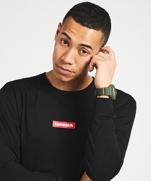 TANGRAM(タングラム)の「ZOZOTOWN 限定 LINE PUZZLE LOGO LS TEE(Tシャツ/カットソー・メンズ・ホワイト/ブラック/オリーブ・S/M/L/XL)」の14枚目の写真